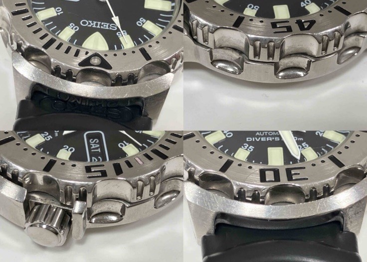 Seiko Monster SKX779 Gen 1 Automatic Diver 200m Black Dial 7S26 Watch – Vintage