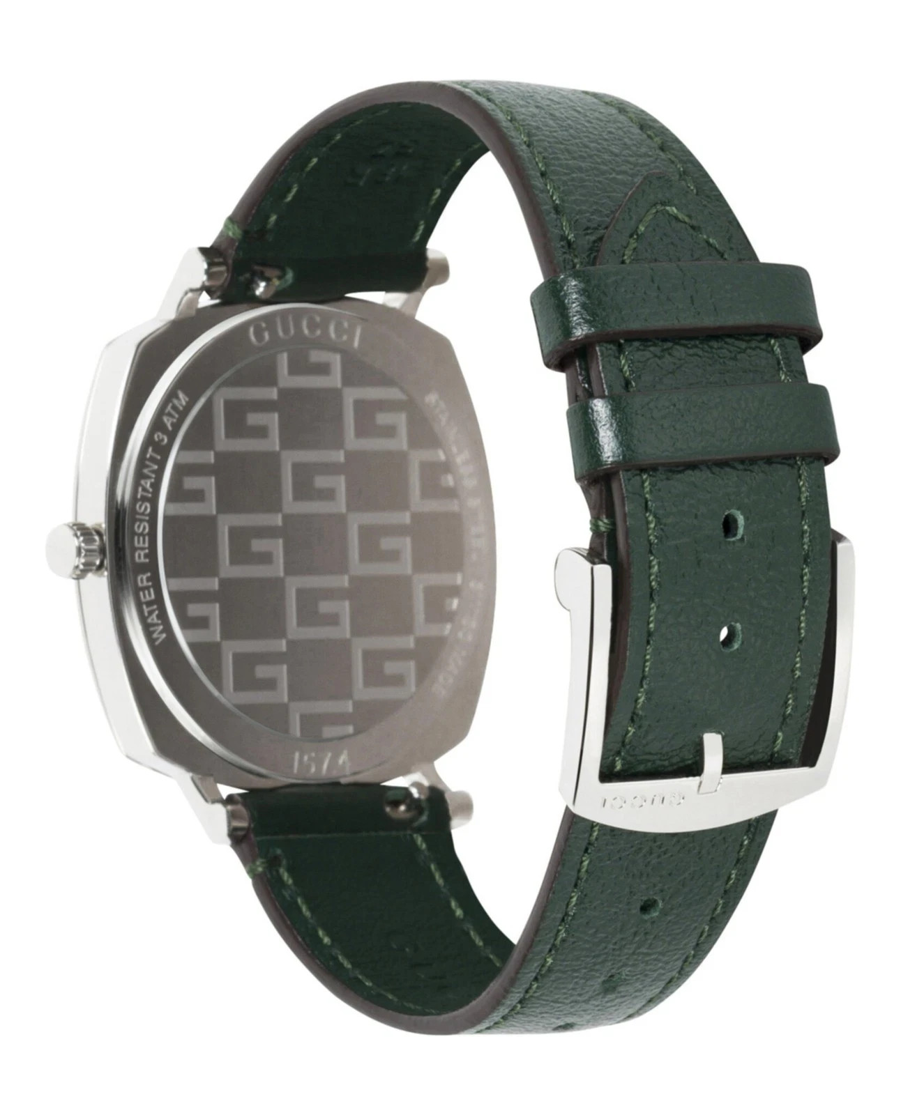Gucci Womens Stainless Steel 35mm Strap Fashion Watch YA157406 New In Box