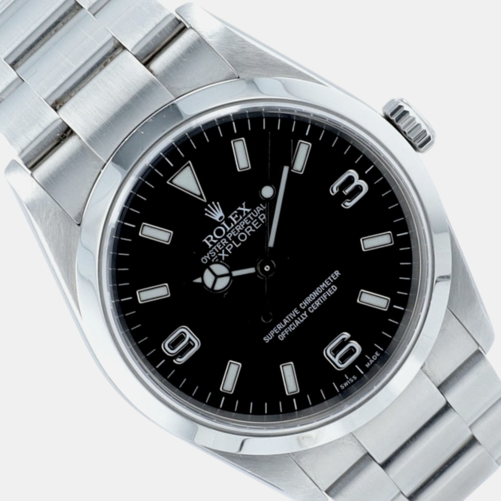 Rolex Explorer 114270 36mm Black Index Dial Stainless Steel Automatic Watch