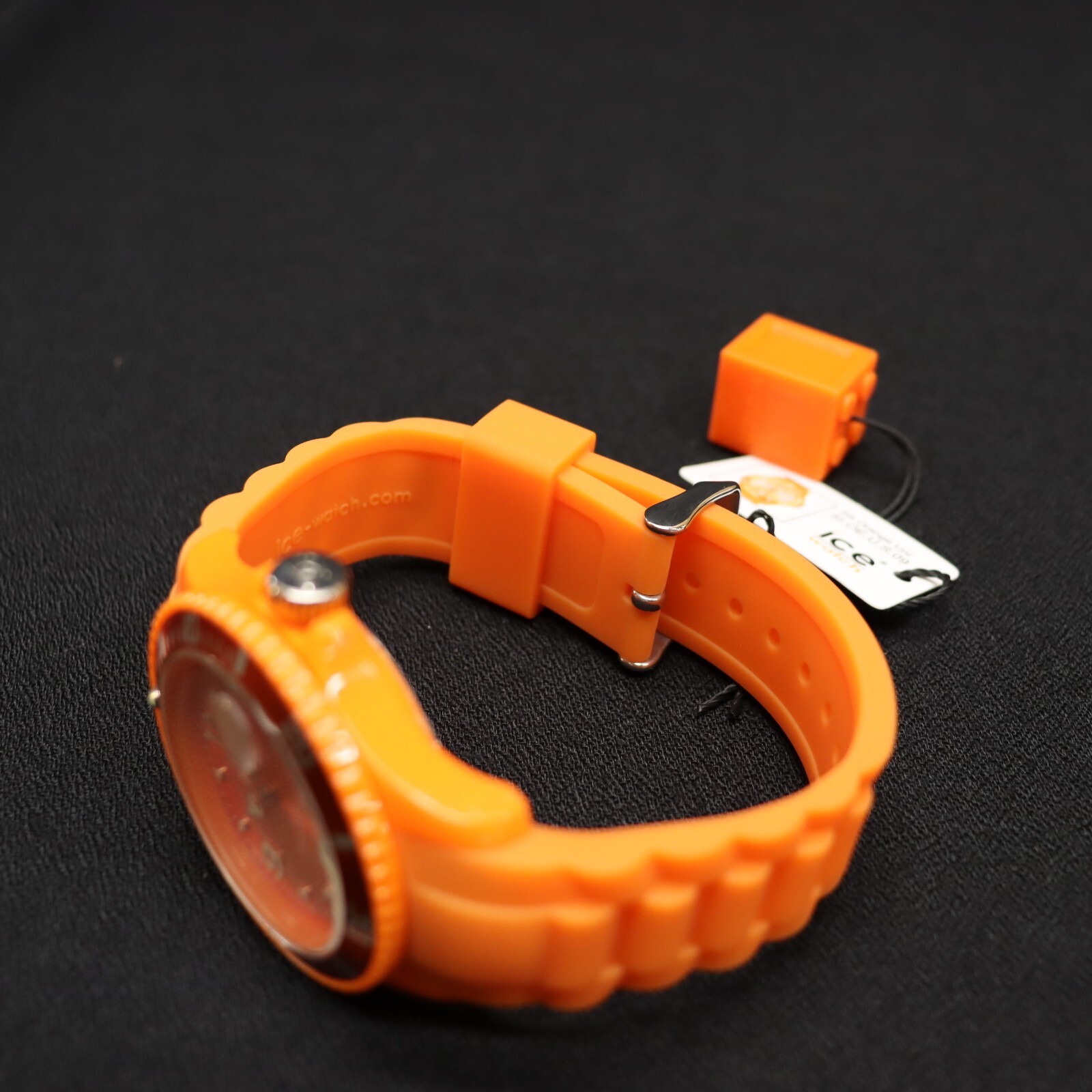 Authentic Ice Watch, Sili Orange 43MM Unisex Quartz Watch, Water Resistant