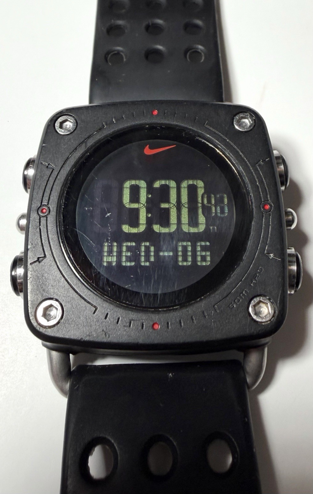 Nike Training Watch WC0070 Mettle Drill Black Digital Interval Timer