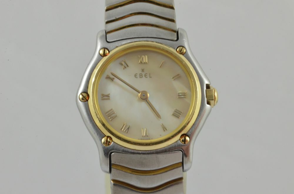 Ebel Sport Classic Ladies Watch 23mm Steel/Gold with Original Steel Band 1057901
