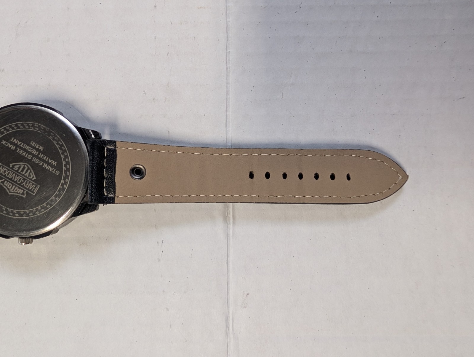 Harley-Davidson tachymeter watch M:8185STAINLESS STEEL BACK WATER RESISTANT