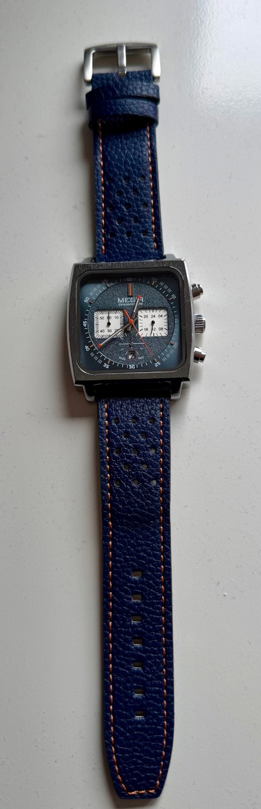 Monaco Racing Chronograph Quartz Watch (Megir 2182) – Excellent Condition