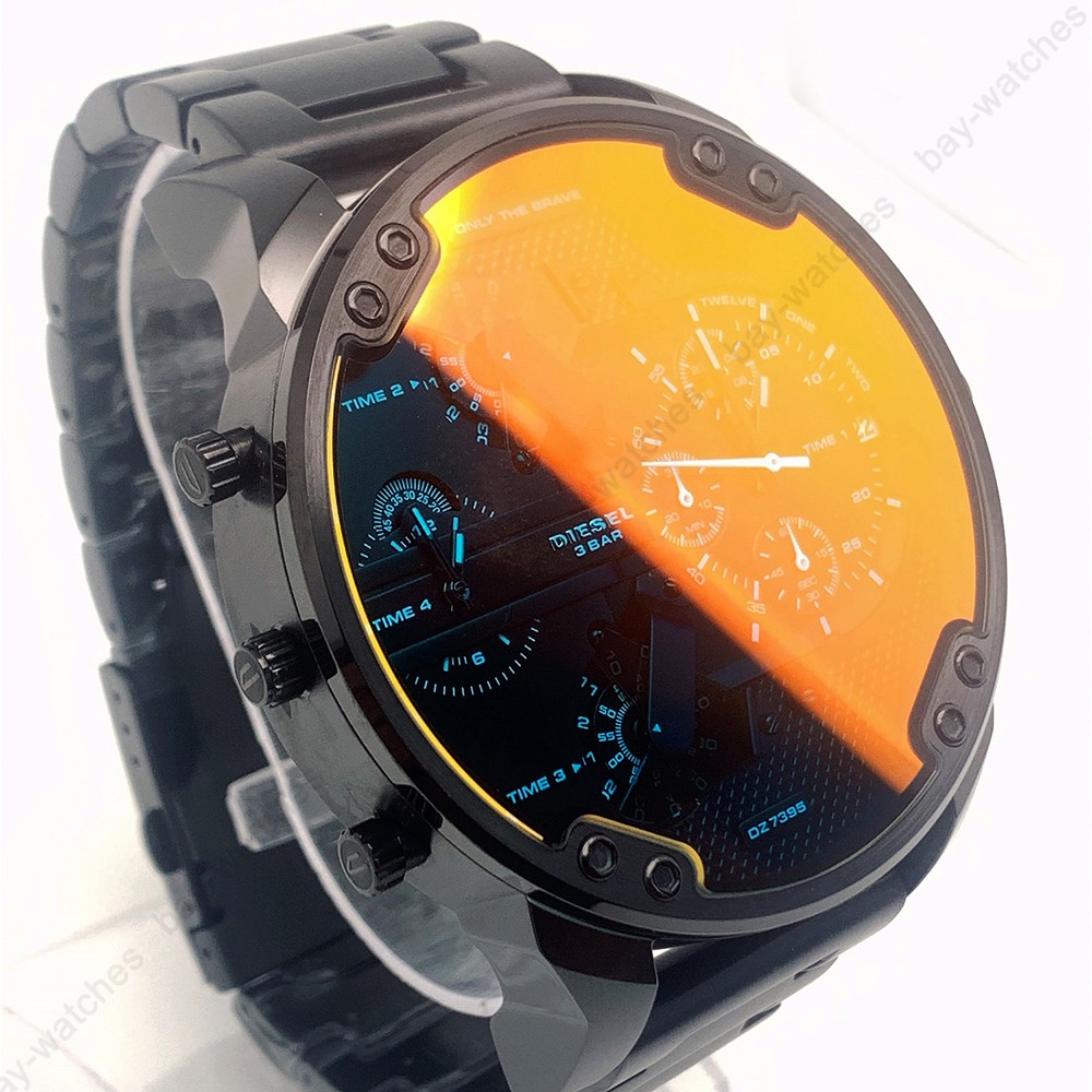 Diesel DZ7395 Mr Daddy 2.0 Black Stainless Steel Strap 55 mm Case Men’s Watch