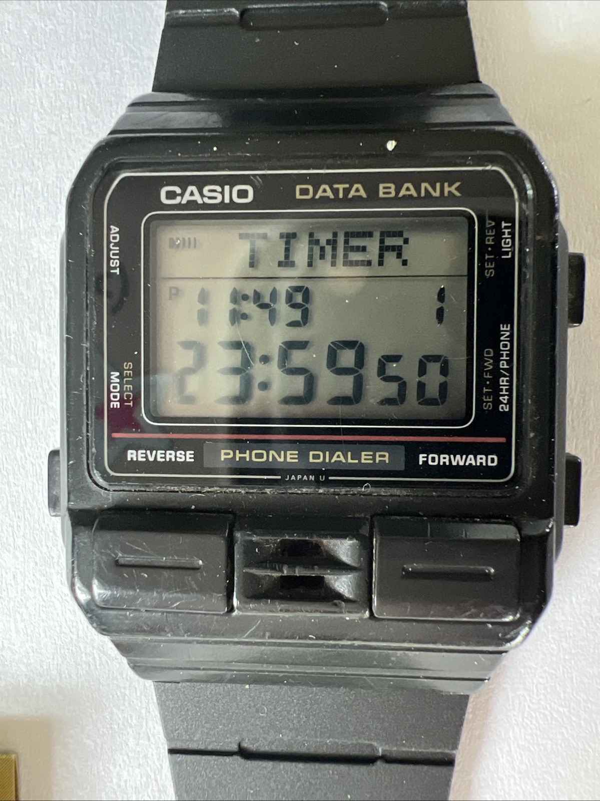Casio Databank Phone Dialer – NO SOUND – 555 DBA-80 DIGITAL WATCH