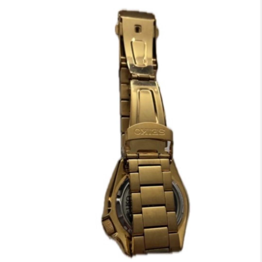 SEIKO 5 Sports Gold Automatic Wristwatch Main Unit