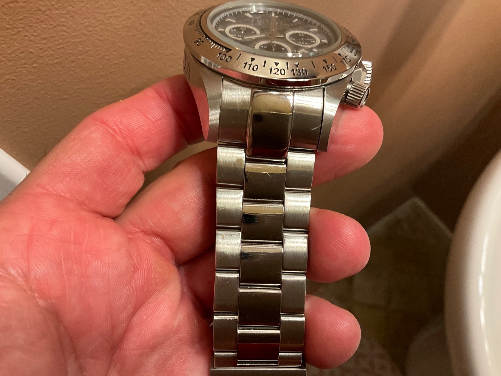 INVICTA SWISS MADE AUTOMATIC CHRONOGRAPH SPEEDWAY MODEL 0783 DUBOIS DEPRAZ 57 JL