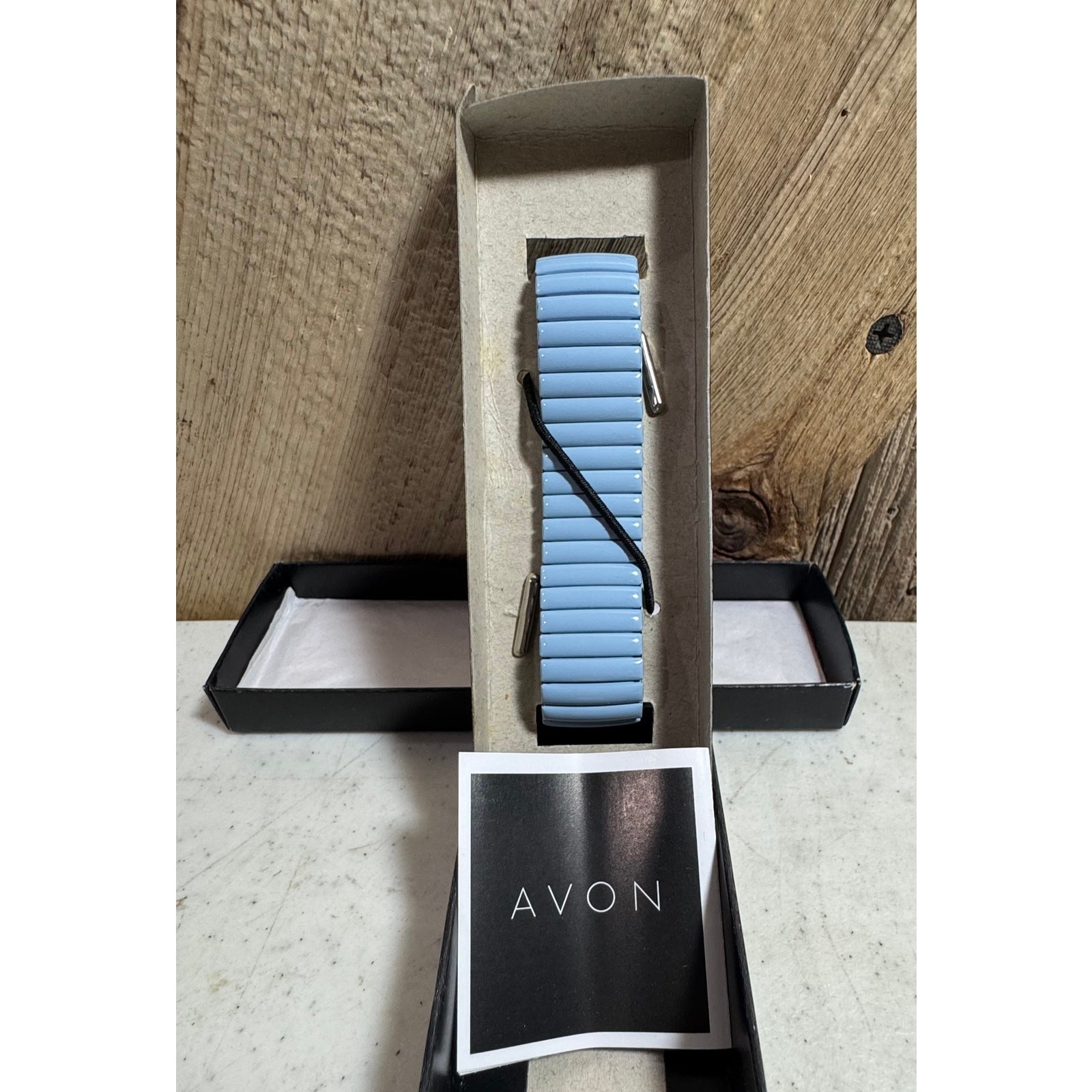 Avon 2014 Pretty Pastel Expansion Watch Blue New in Box Untested Fashion Jewelry