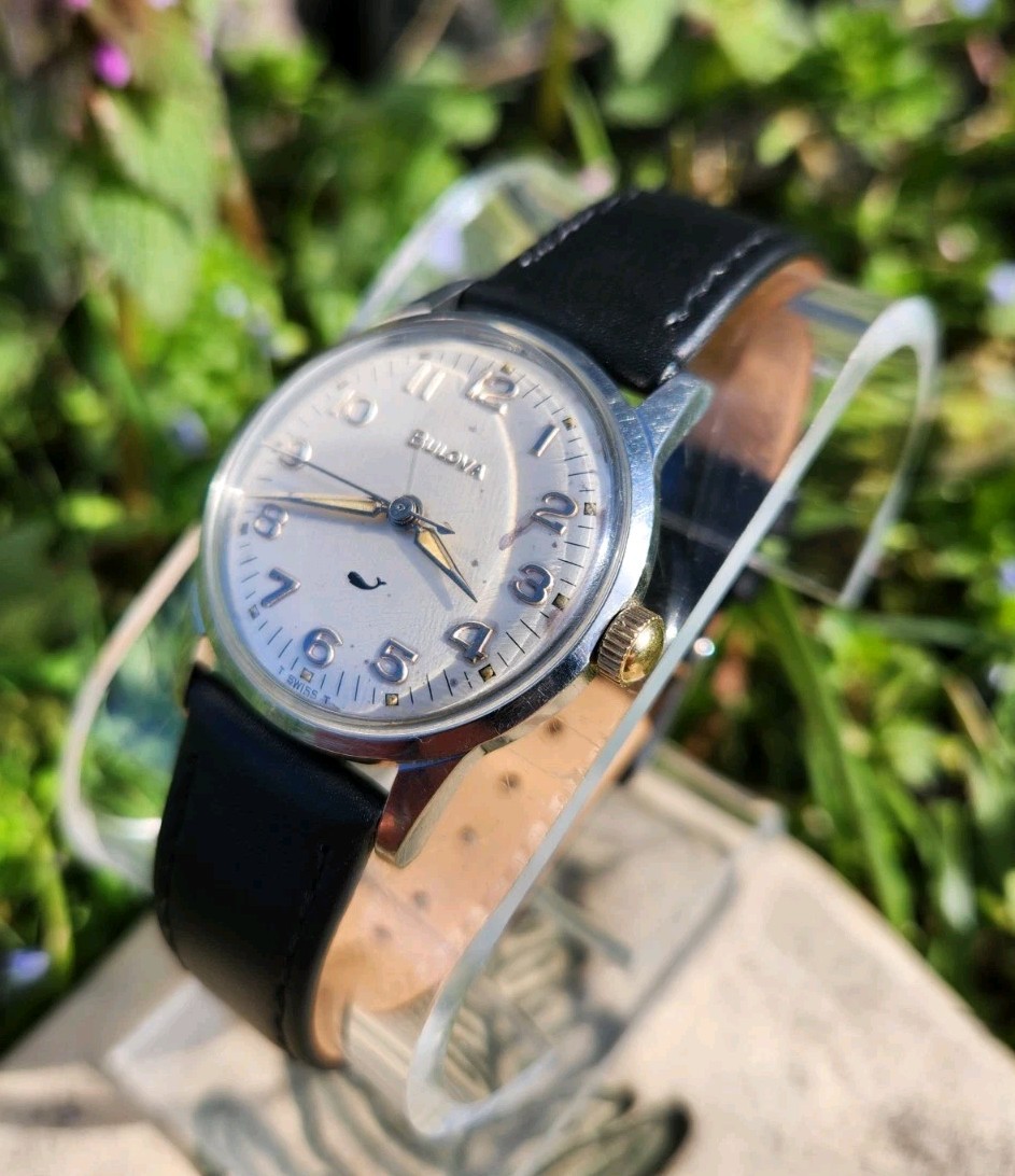 Vtg 1970 Bulova Sea King W Men’s 31mm Watch 11BLC Mechanical Whale NICE!!!