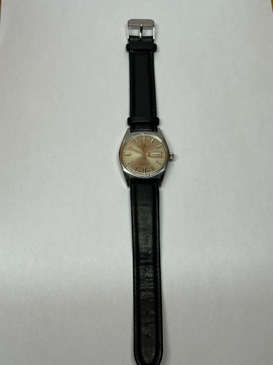 Baume & Mercier Baumatic Automatic Large 36mm Vintage Wristwatch