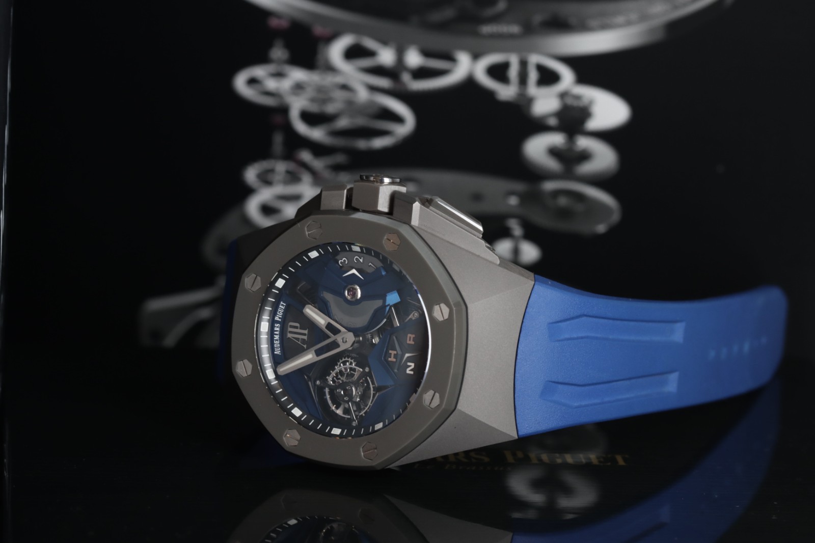 AP Royal Oak Concept GMT Tourbillon Sandblasted Titanium 26589IO.OO.D030CA.01