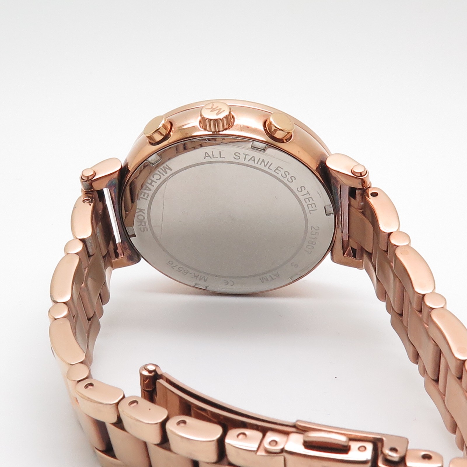 Michael Kors Sofie MK6576 Women’s Rose Gold-Tone Chronograph 39mm.