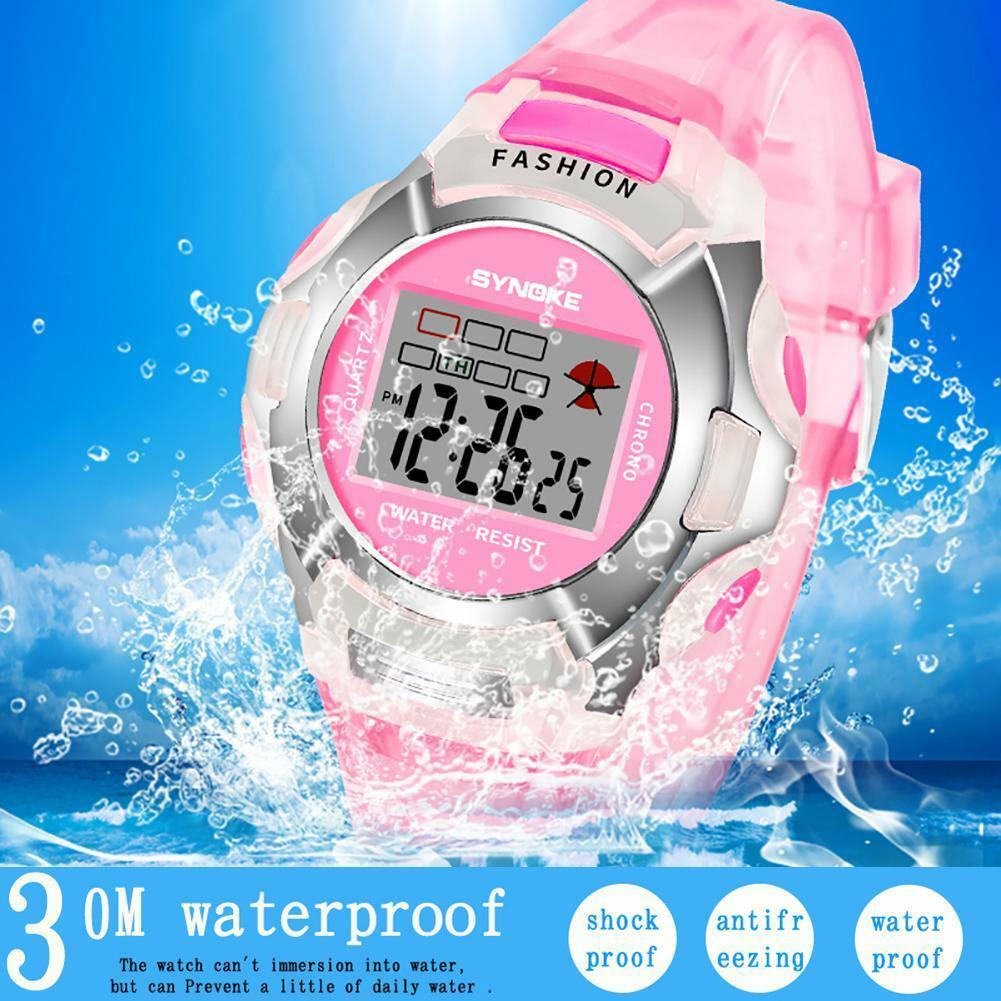 Kid Watch for Boys Girls LED Waterproof Sport Outdoor Digital Children Best Gift