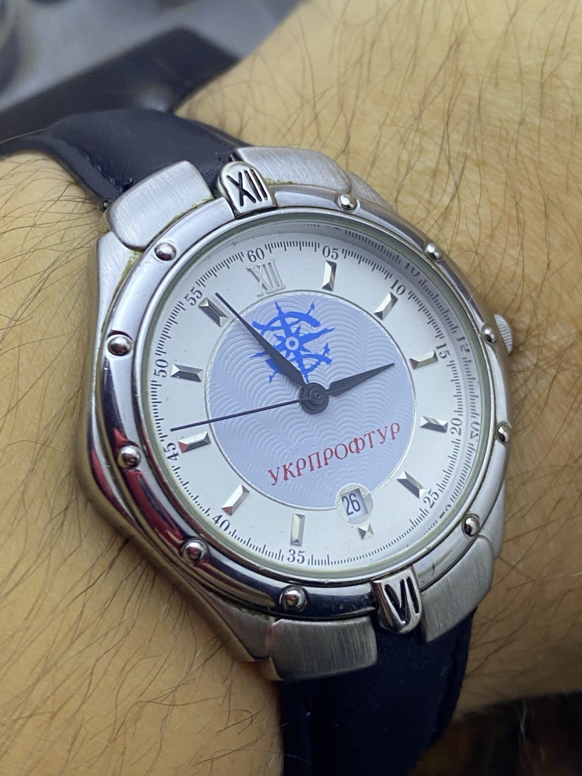 Men’s Wrist Watch Rekord Quarz Record Standard Classic Watch #9134