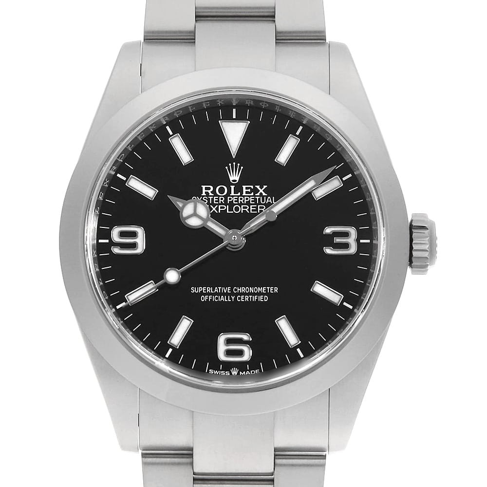 ROLEX Explorer 40 224270 black Random Number second hand mens