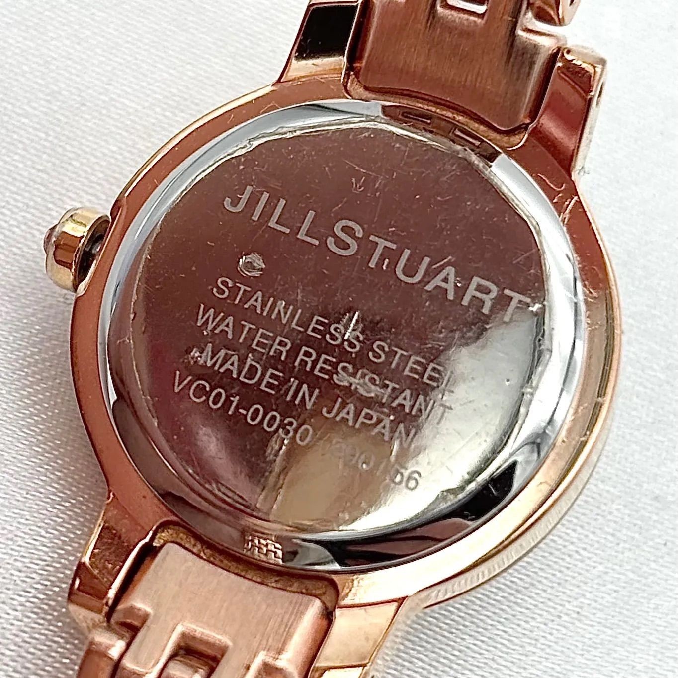 Working Item JILLSTUART Ladies Watch Quartz Analog Rose Gold Pink Gold Shell Dia