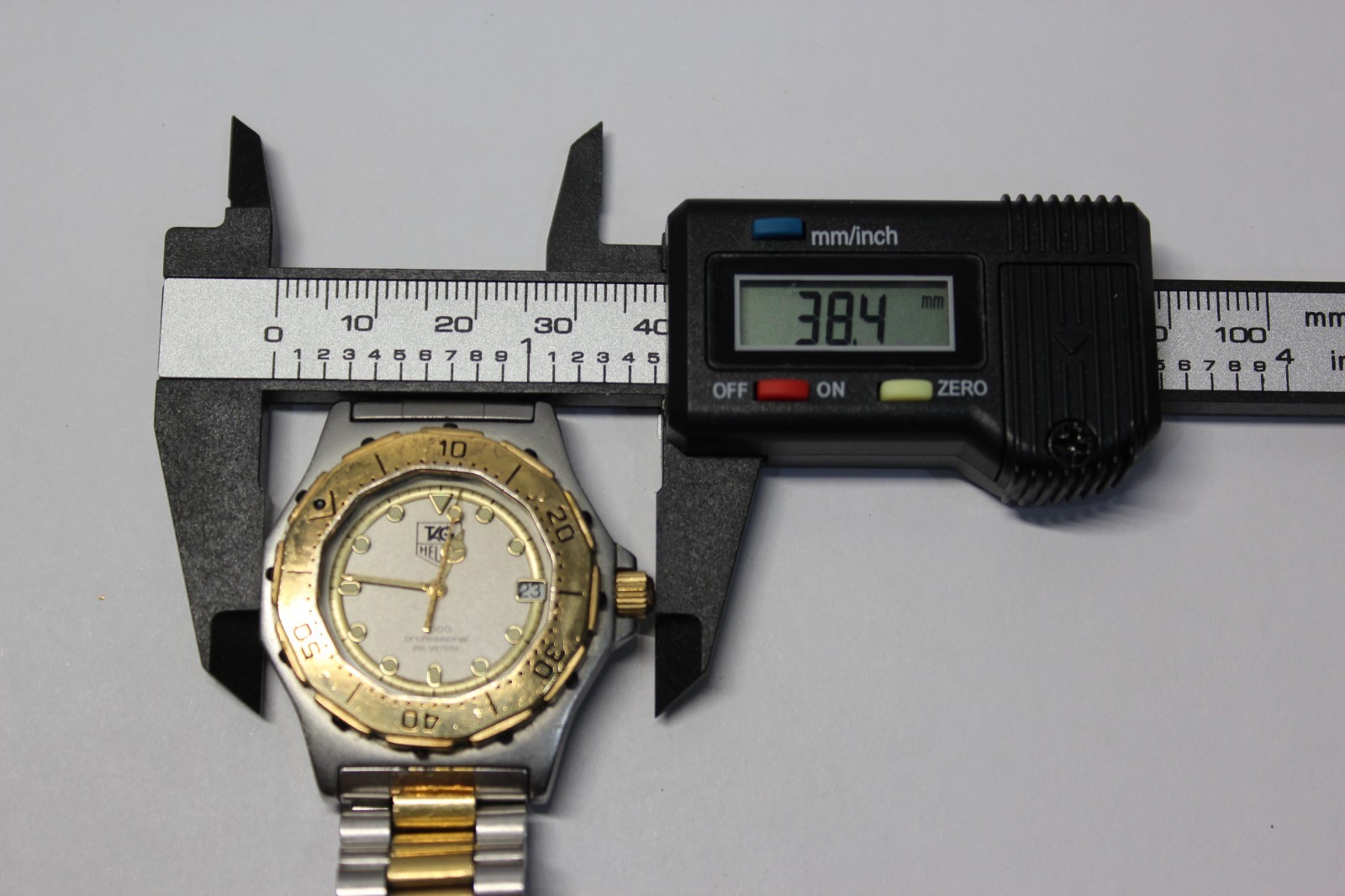 【EXC+5】Tag Heuer 3000 Professional 934.213 Gold 32mm Men’s Watch JAPAN