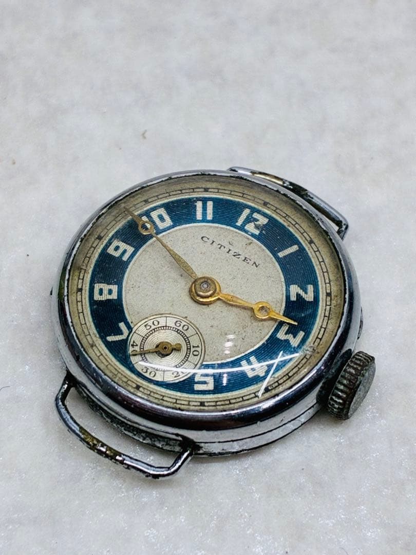 Citizen Smoseco Manual Wind Prewar Antique Rare Used