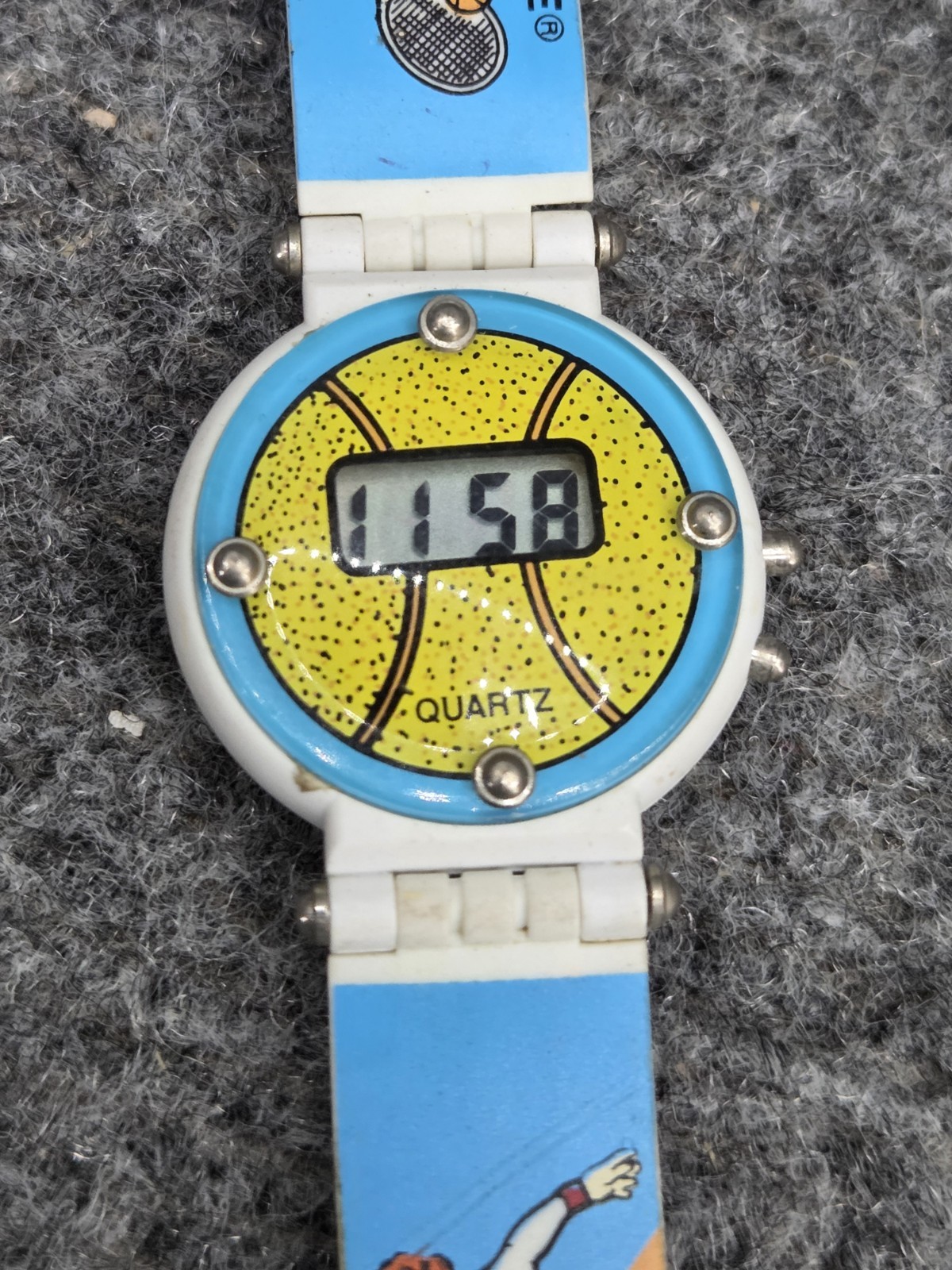 Vintage 90s Jordache LCD Digital Watch Womens Girls Collectors Colorful Sports