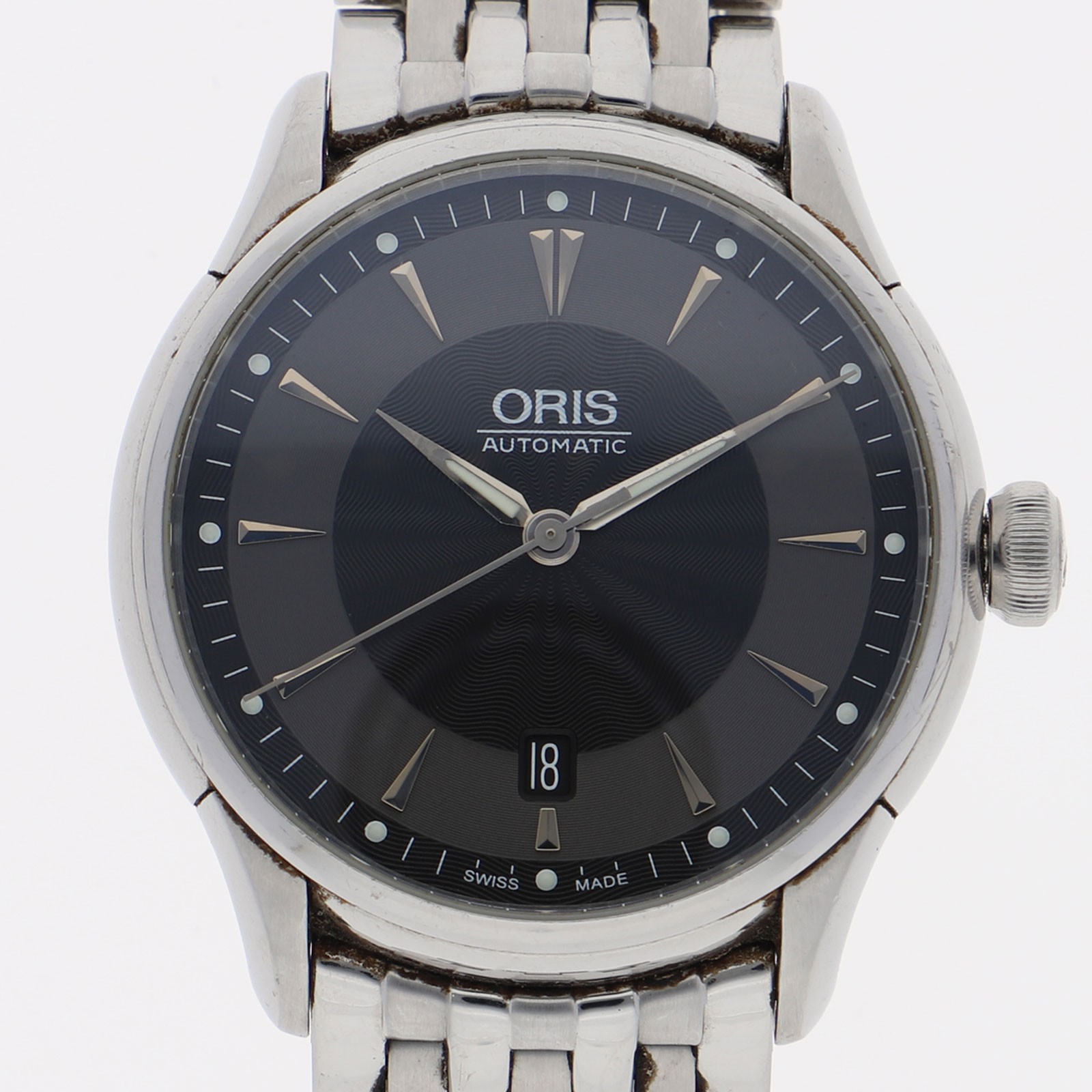ORIS 7591 Artelier black Dial Automatic Stainless Steel Men’s