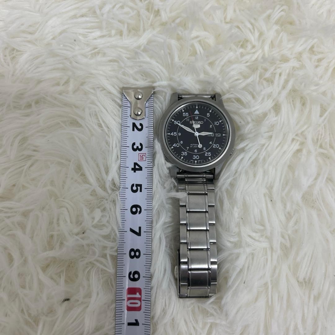 SEIKO 5 automatic 7S26 02J0 day date black working From Japan
