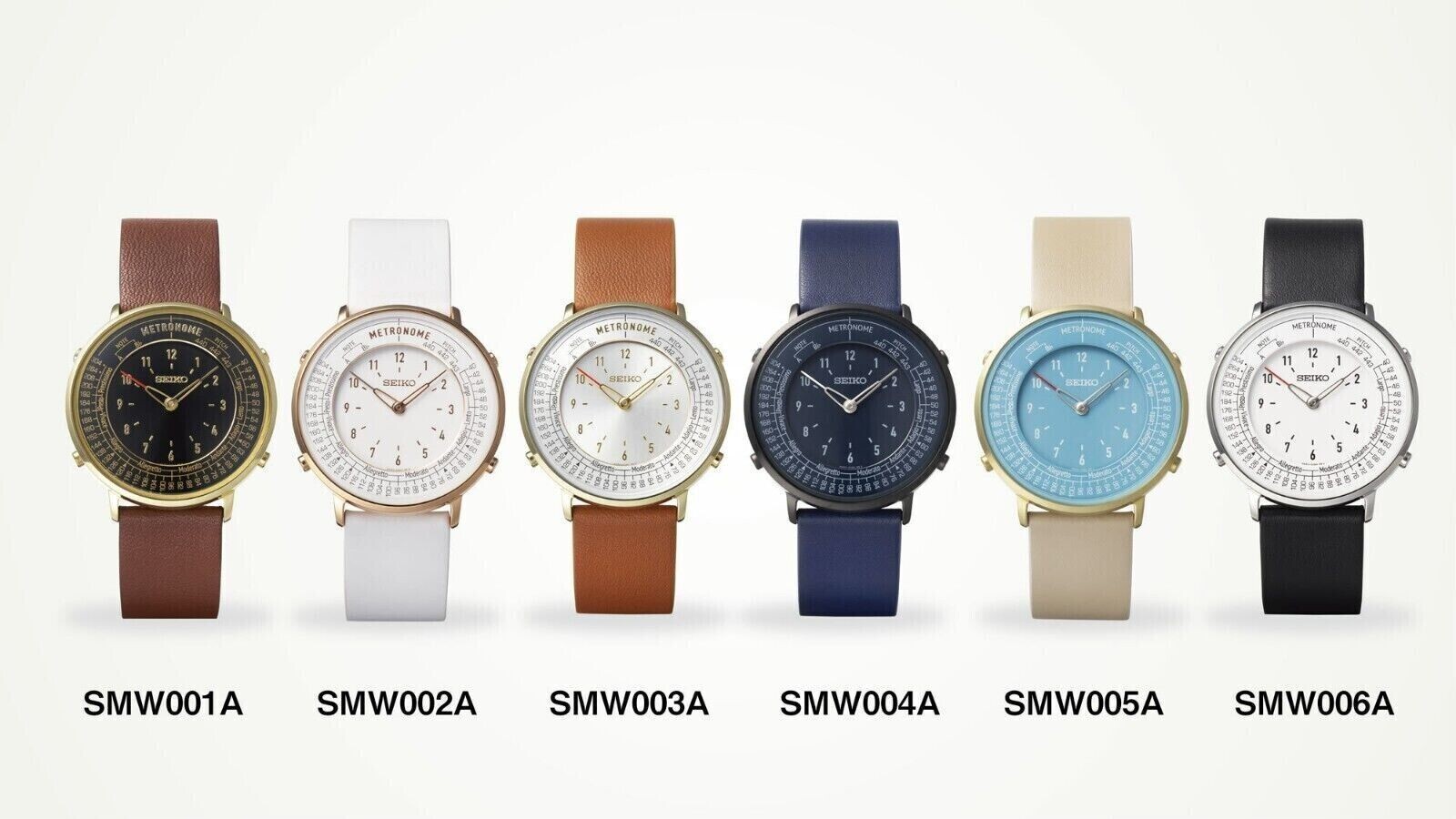 SEIKO Metronome Watch Standard Line Color Camel SMW003A Wristwatch New Japan