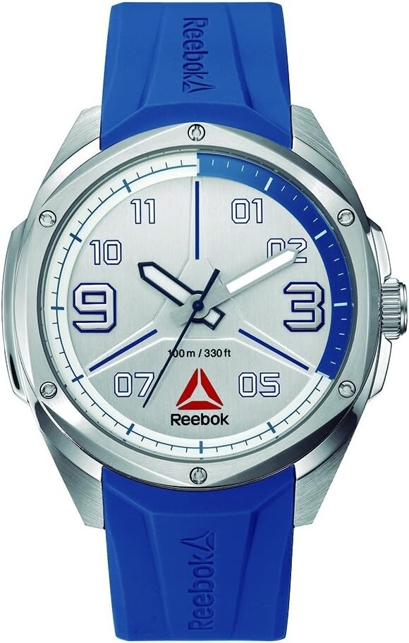 Reebok Uppercut Men’s Wristwatch Blue & Silver RD-UPP-G2-S1IN-1N [New Old Stock]