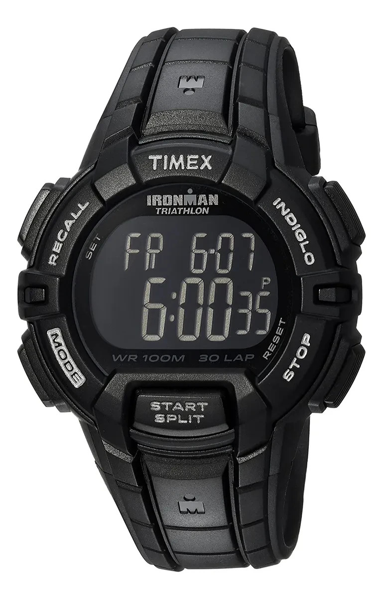 Timex Men’s Ironman Triathlon Rugged 30 44mm Resin Strap Watch – T5K793 NEW