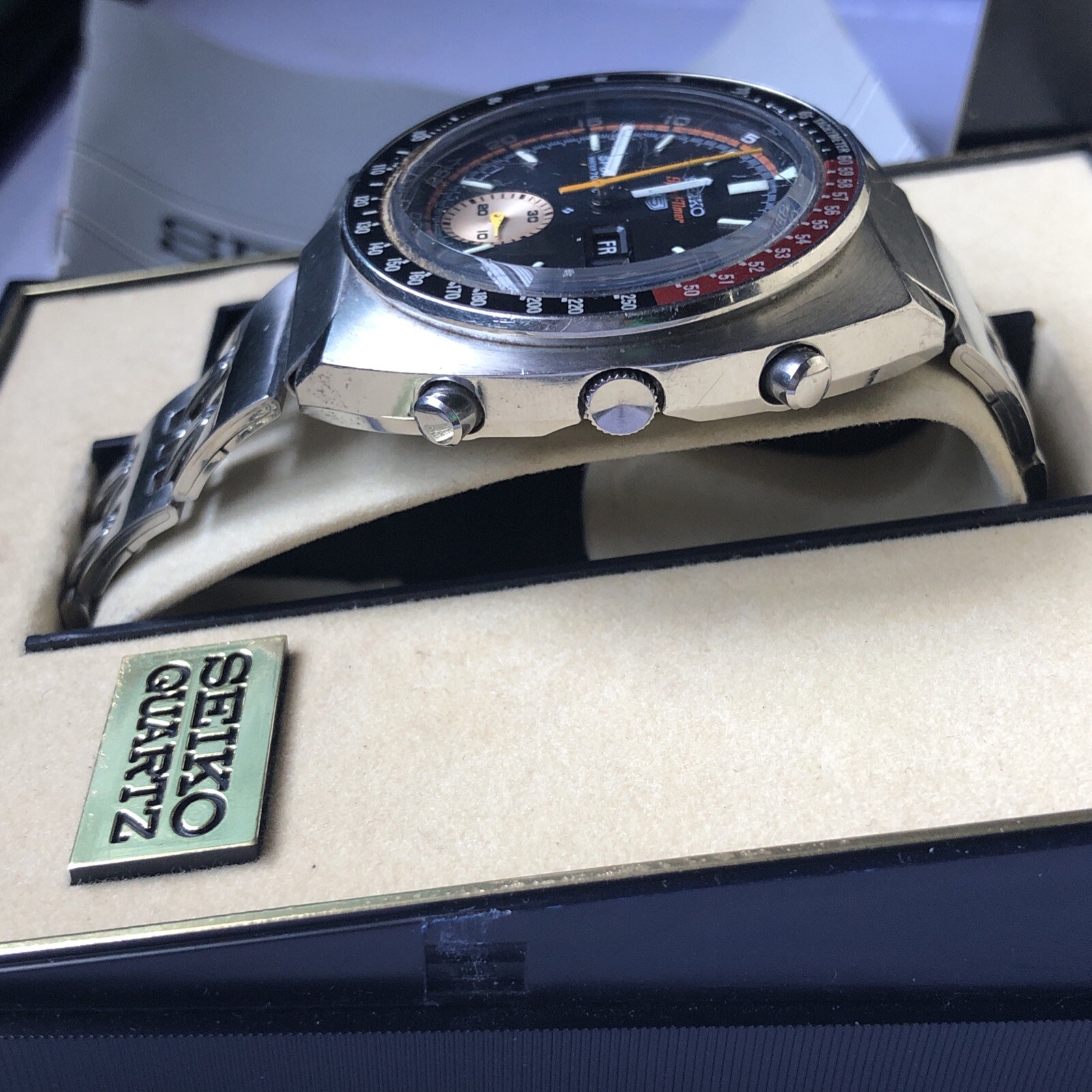 SEIKO 5 SPORTS SPEED TIMER WristWatch 6139-6031 Men’s 70M 7 ATM 117027 Japan