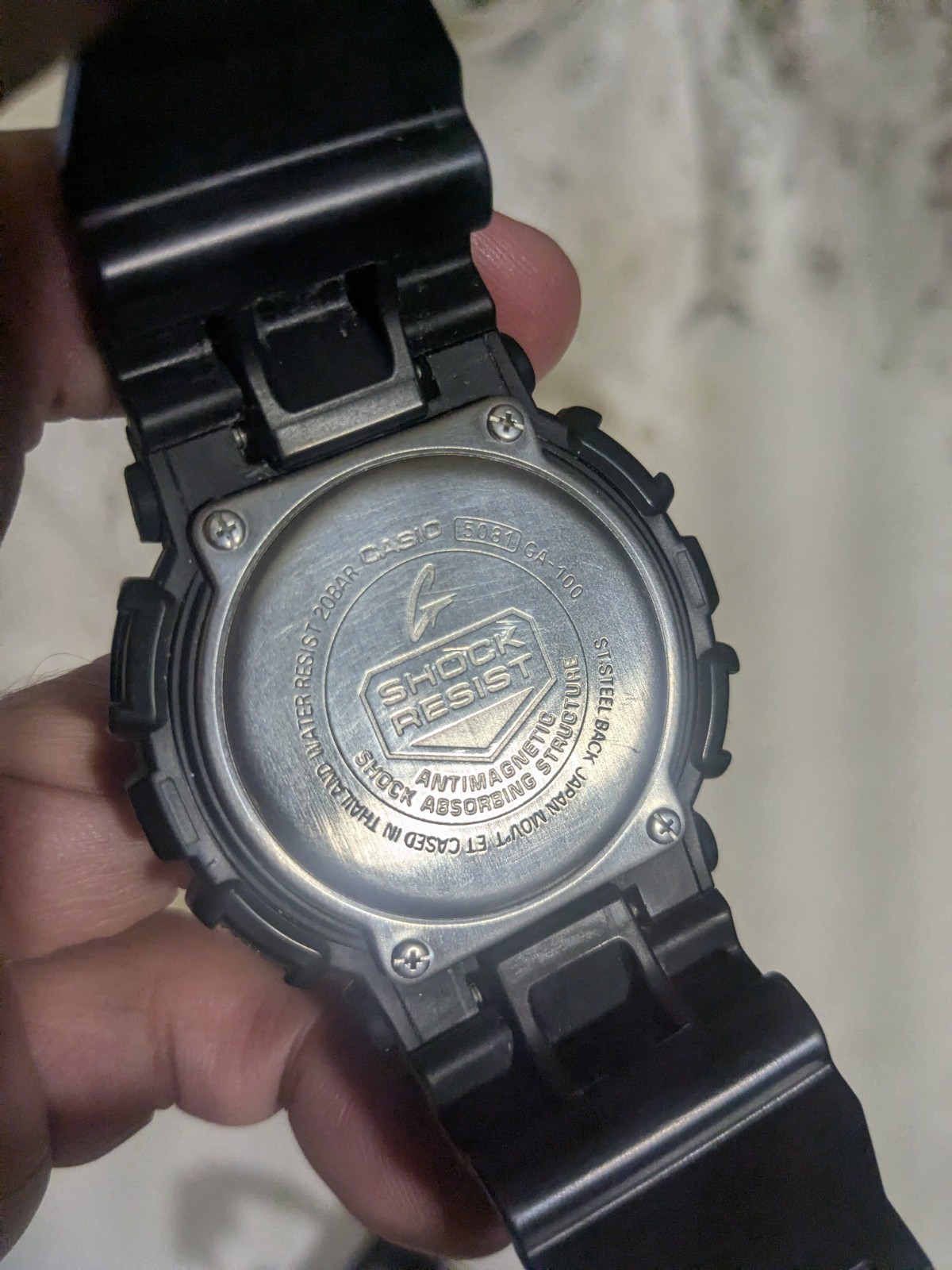 Casio G Shock Analog Digital GA100-1A1 GA100 GA-100 BIG Dial All Black