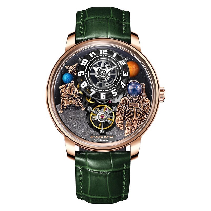 Pindu Luxury and Stylish Personalized Waterproof Panda Dial Fully Automatic Mech