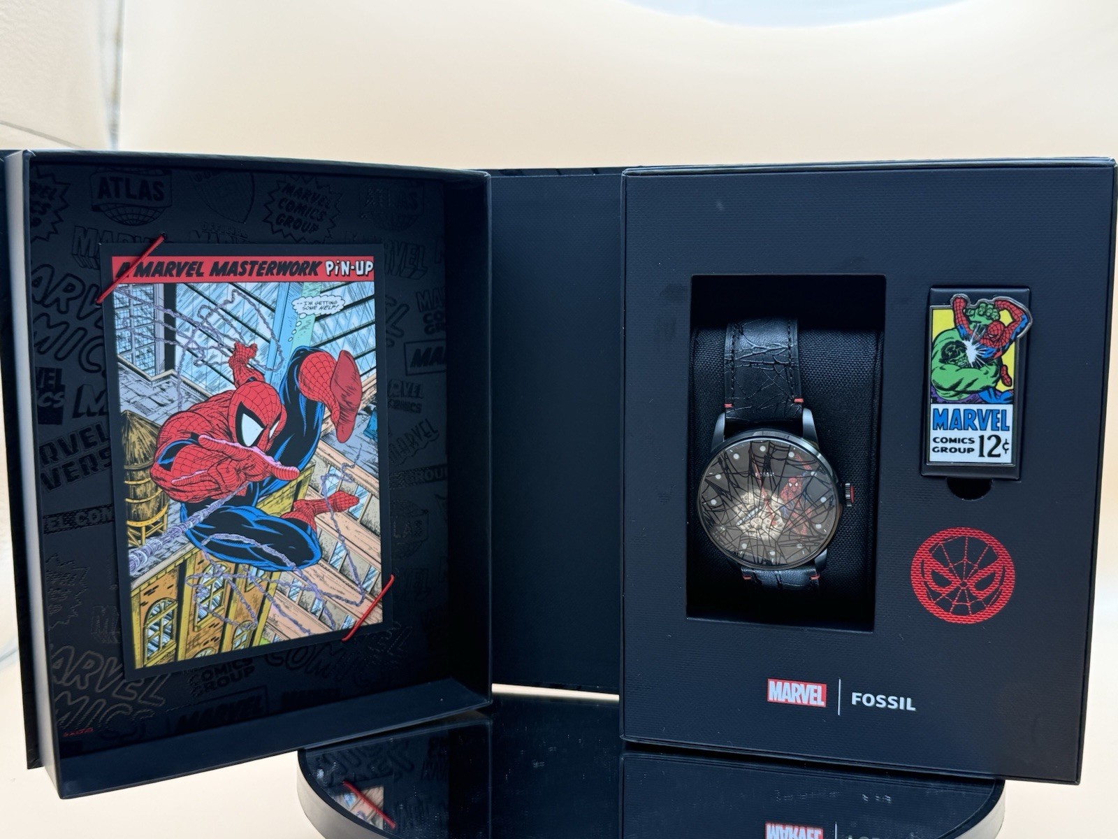 2026 Marvel x Fossil Limited-Edition Spider-Man Automatic Watch LE 890/2762 New