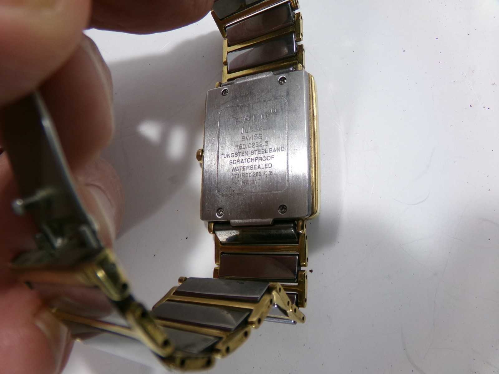 Rado Jubile Diamond Watch Black Ceramic Gold Swiss Tungsten Steel Band No. 317