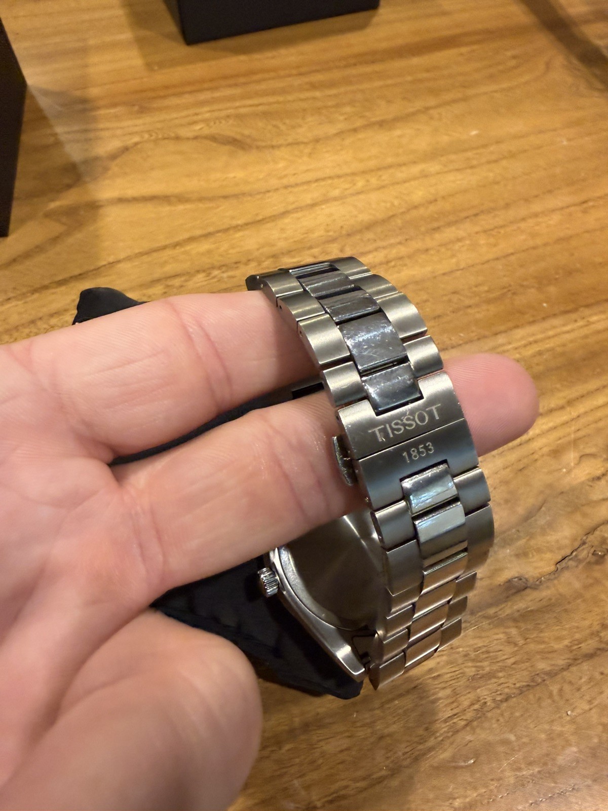 Tissot Gentleman Quartz Titanium Grey Dial Grey Strap Men’s Watch T1274104408100