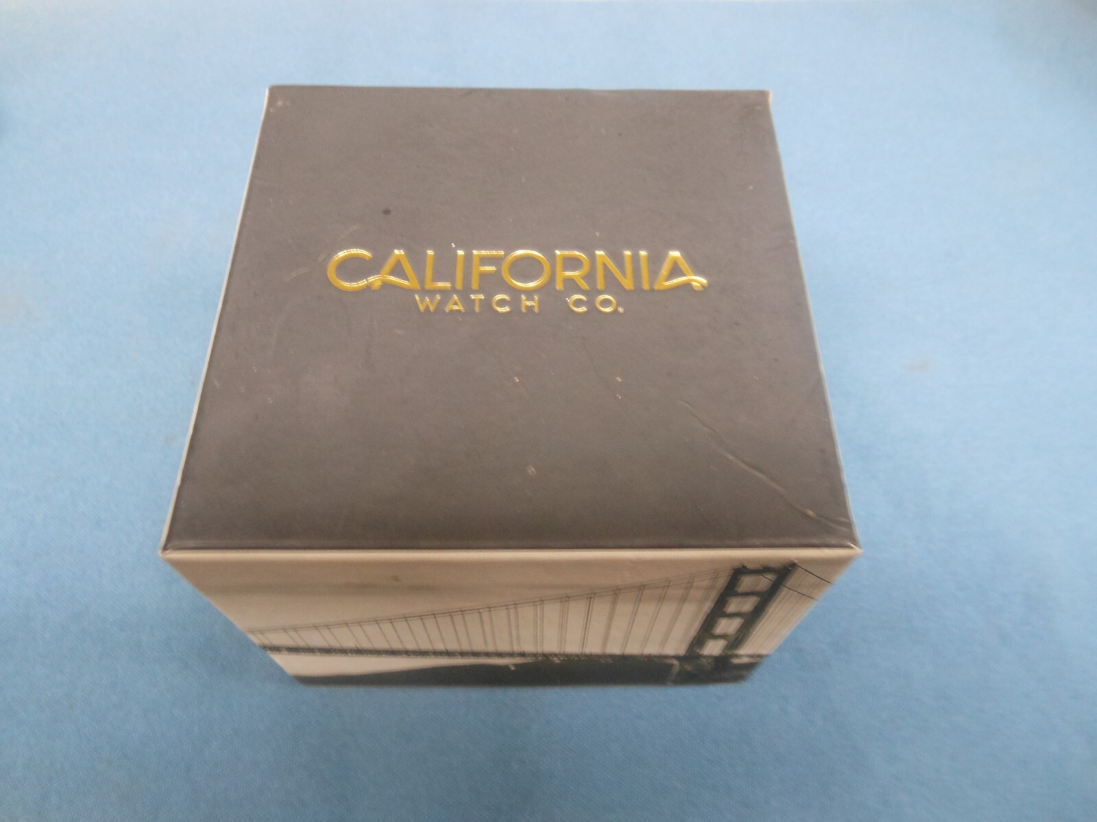 NEW California Watch Co. Mavericks Chrono Leather Silver Black MVK-1131-03L
