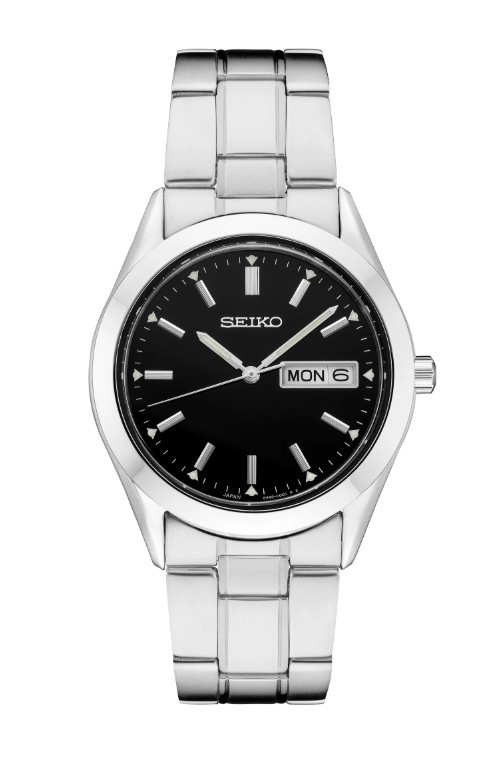 BRAND NEW Seiko Essentials Quartz Black Dial Men’s Watch SUR361