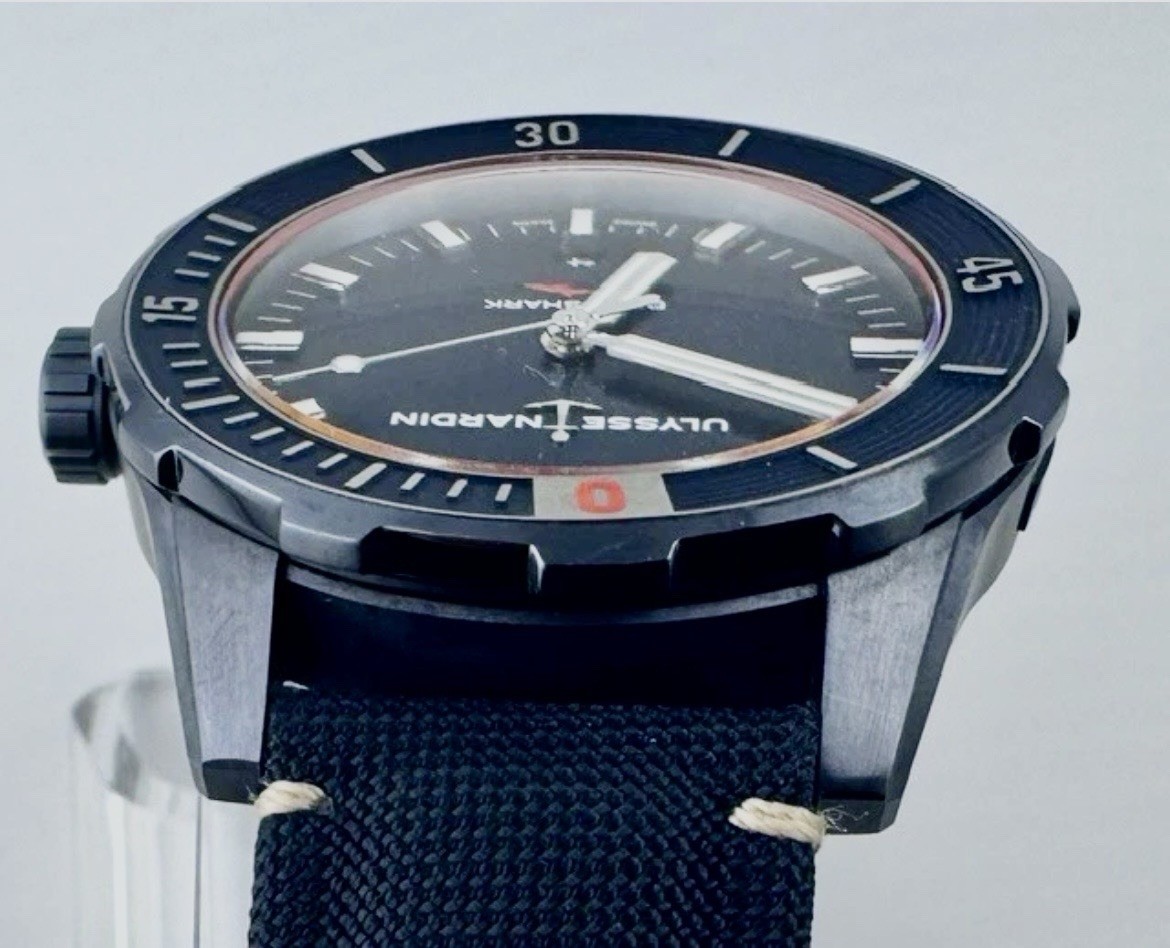 Ulysse Nardin Blue Shark Diver Watch 42mm 8163-175 Limited Edition
