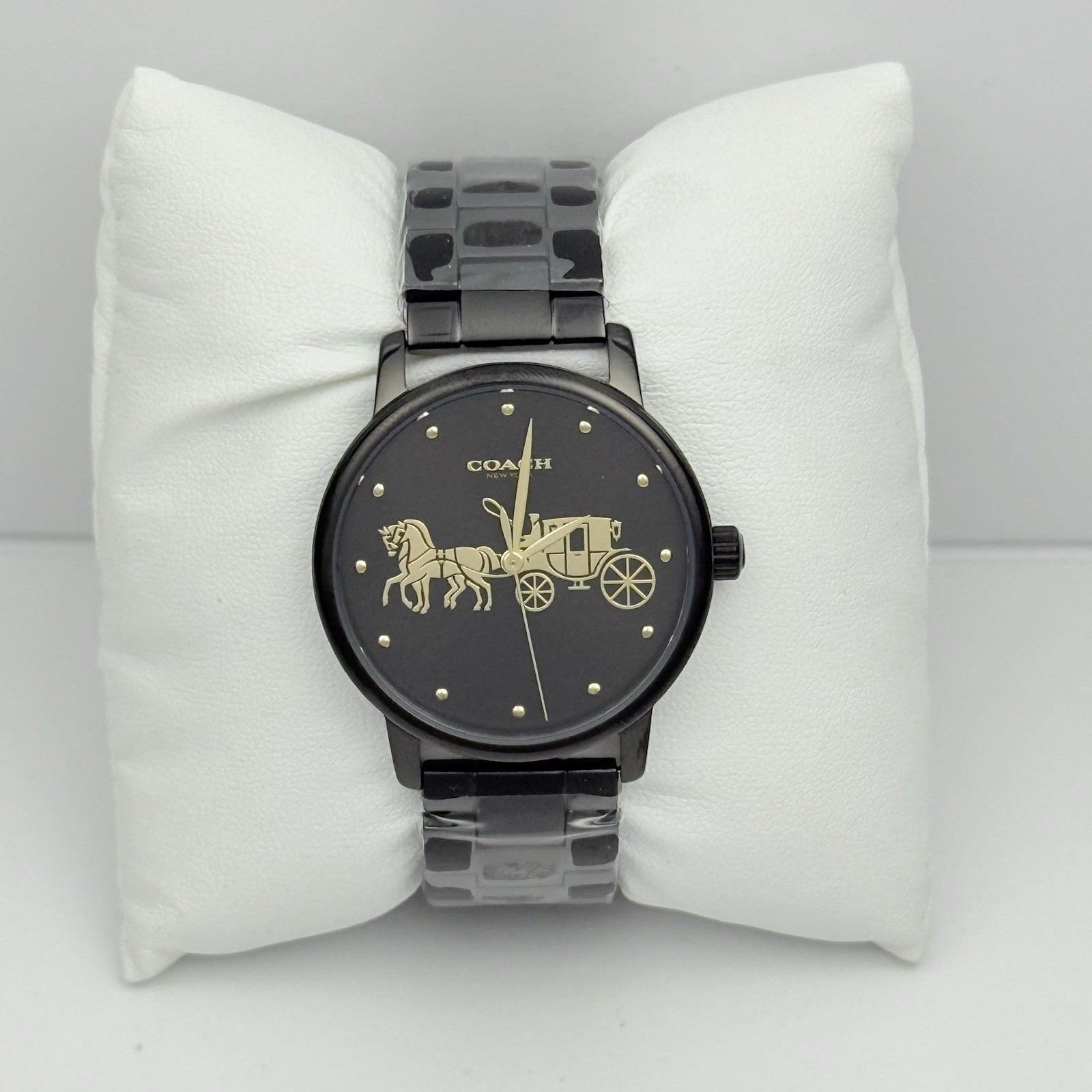 Coach Grand 14502925 Black Dial Stainless Steel Bracelet 36mm Women’s Watch