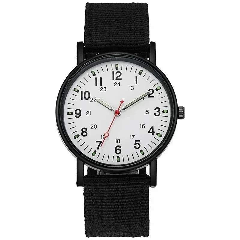 Military Watch Army Durable Water Proof Luminous 24Hours Dial Nylon Strap USA