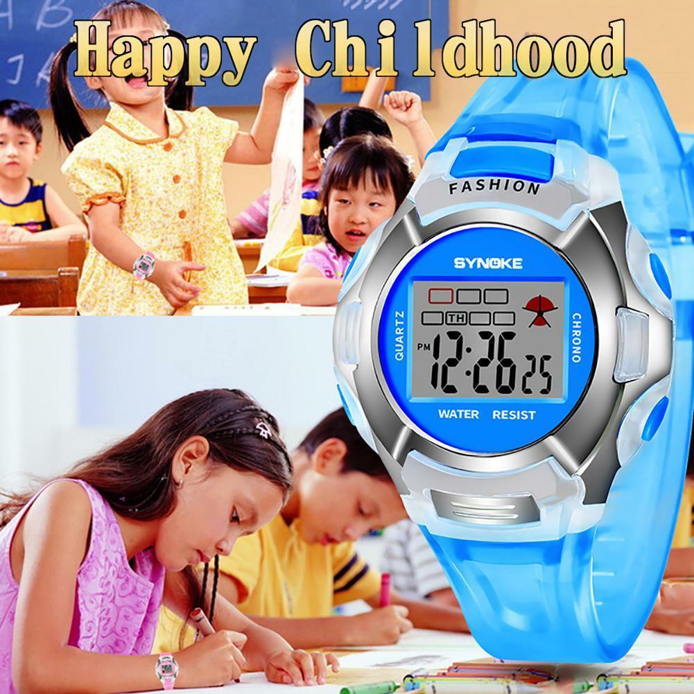 Kid Watch for Boys Girls LED Waterproof Sport Outdoor Digital Children Best Gift