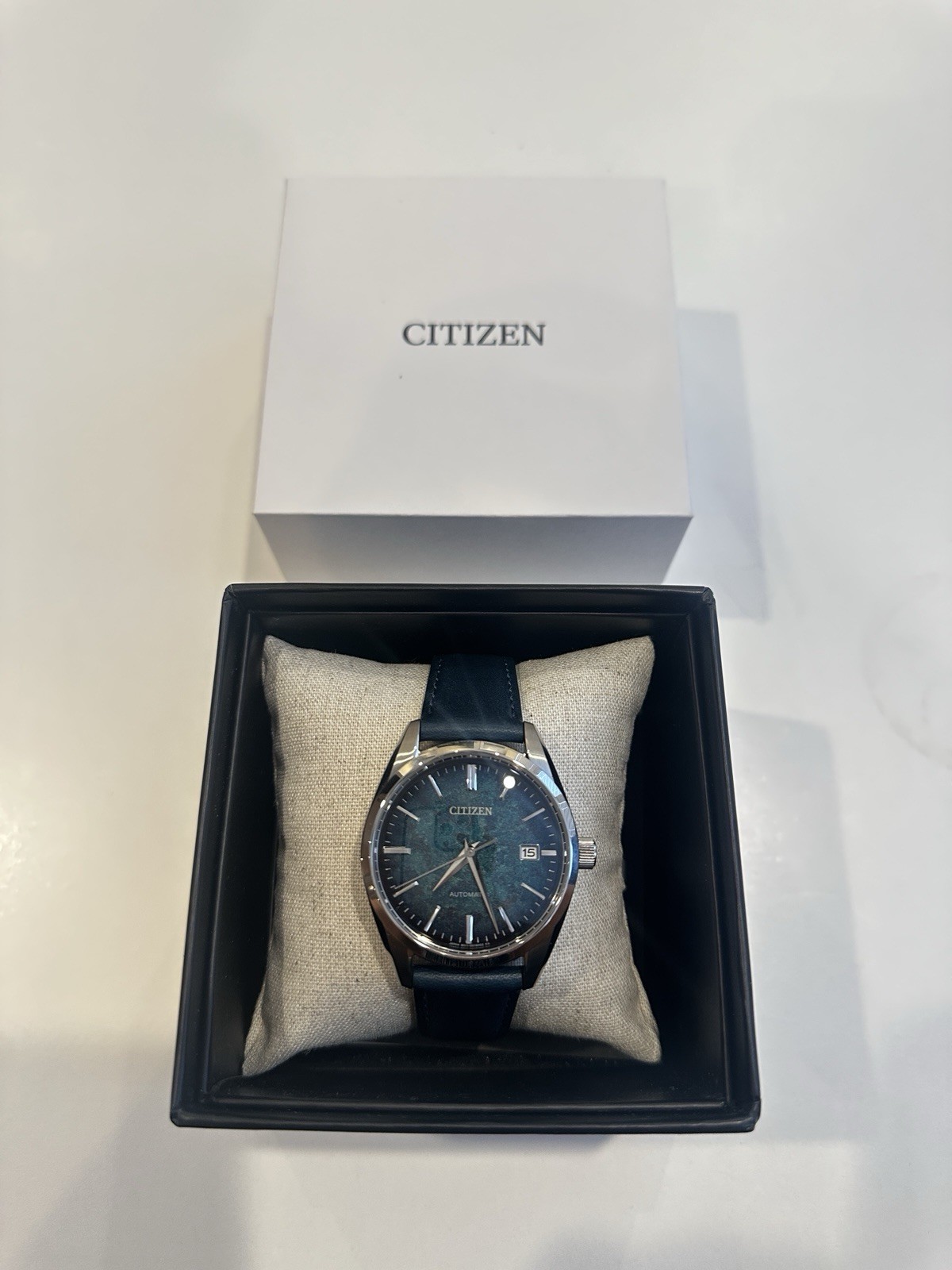 Citizen NB1060-12L Mechanical Silver Foil Lacquered Dial