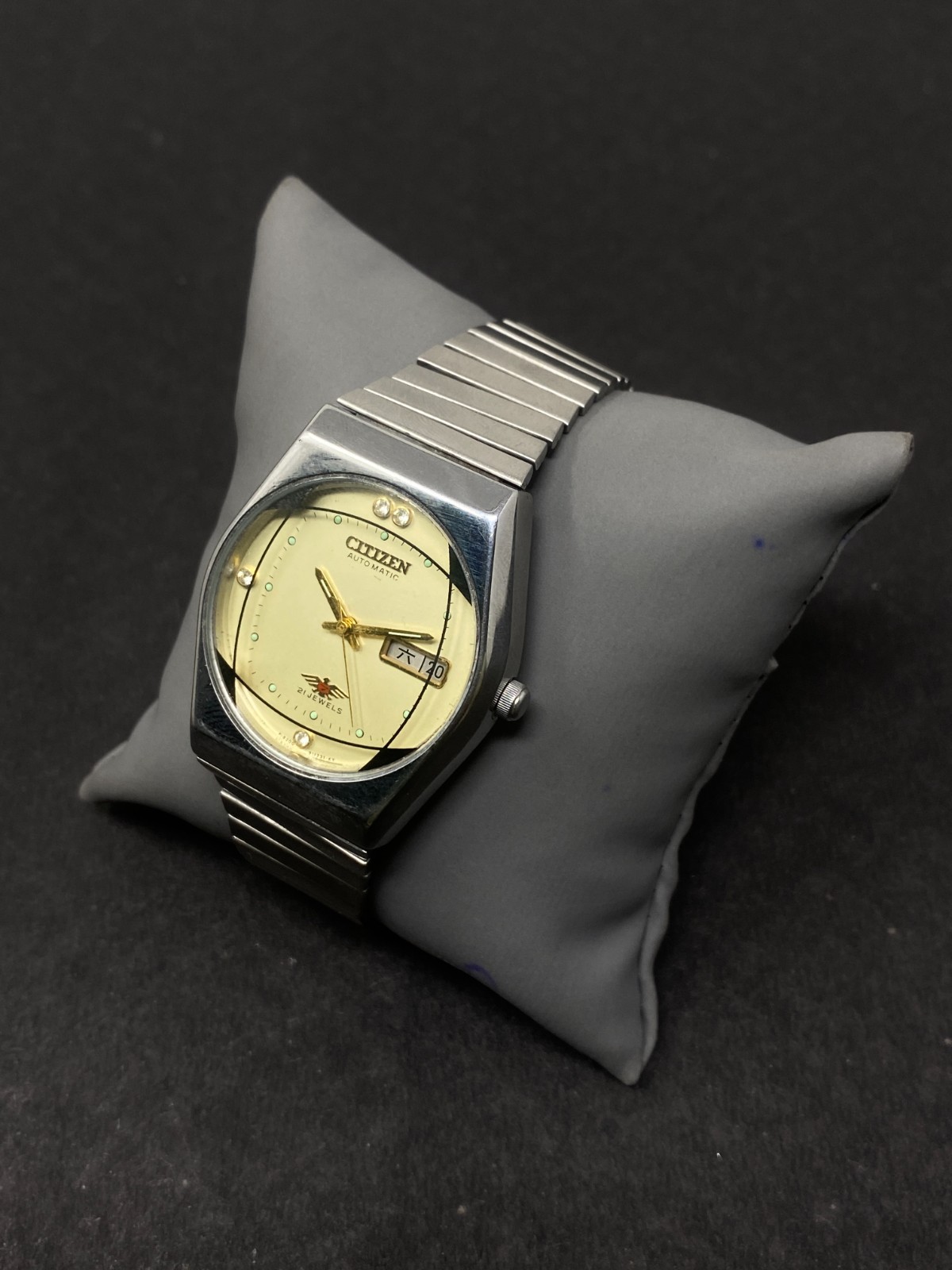 Vintage Citizen Automatic 8200A Japan Movement Day-Date Men’s Wrist Watch