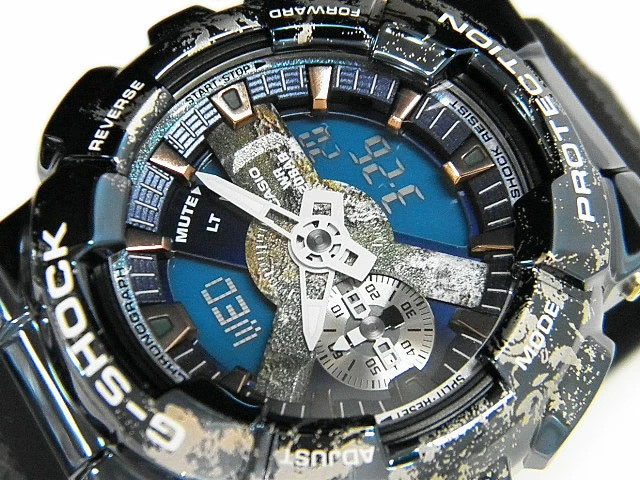 Casio G-Shock GM-110EARTH-1AJR Watch Stainless Steel Resin Used