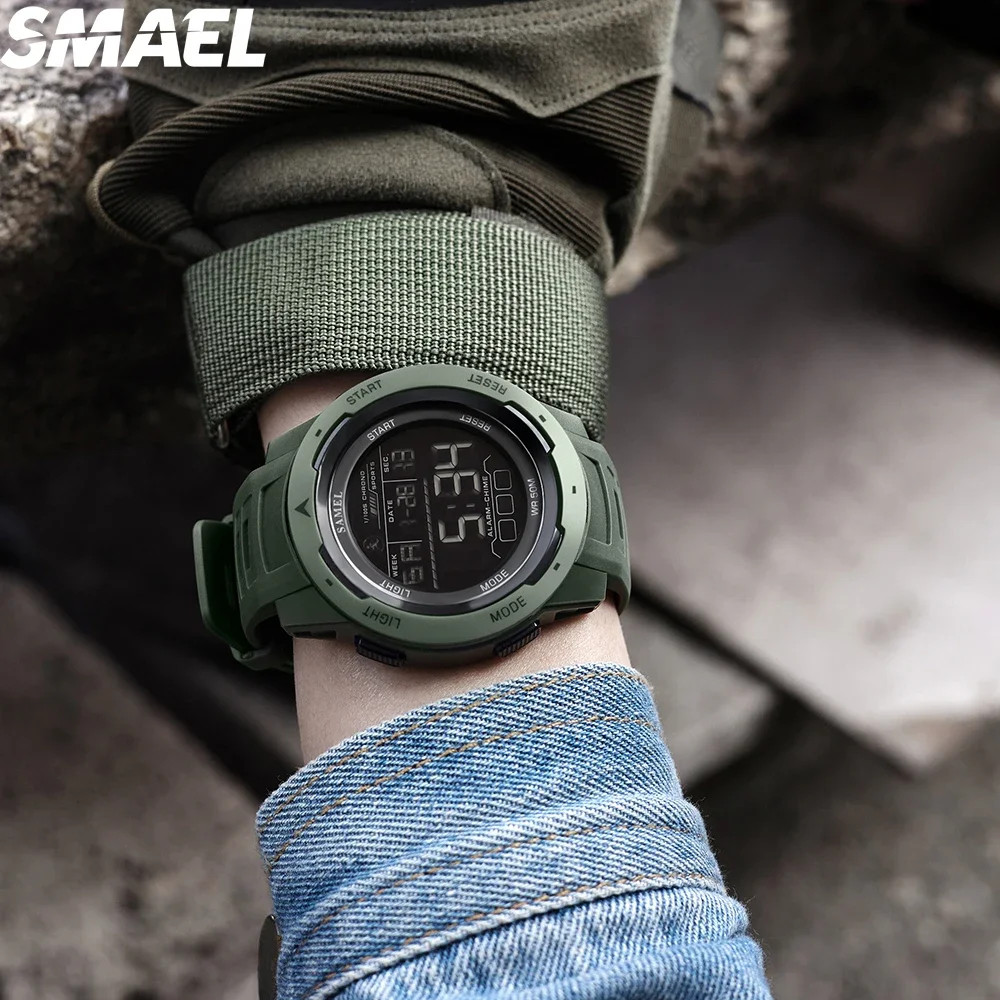 Waterproof 50M LED Wrist LED Digital Sports Watches