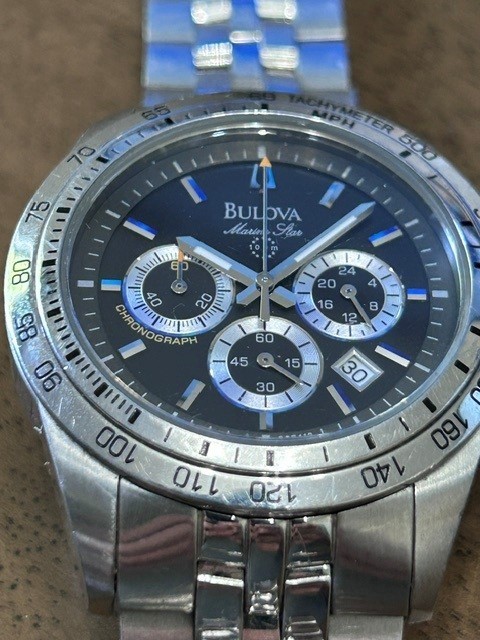 Bulova Marine Star 96b113 Chronograph Quartz