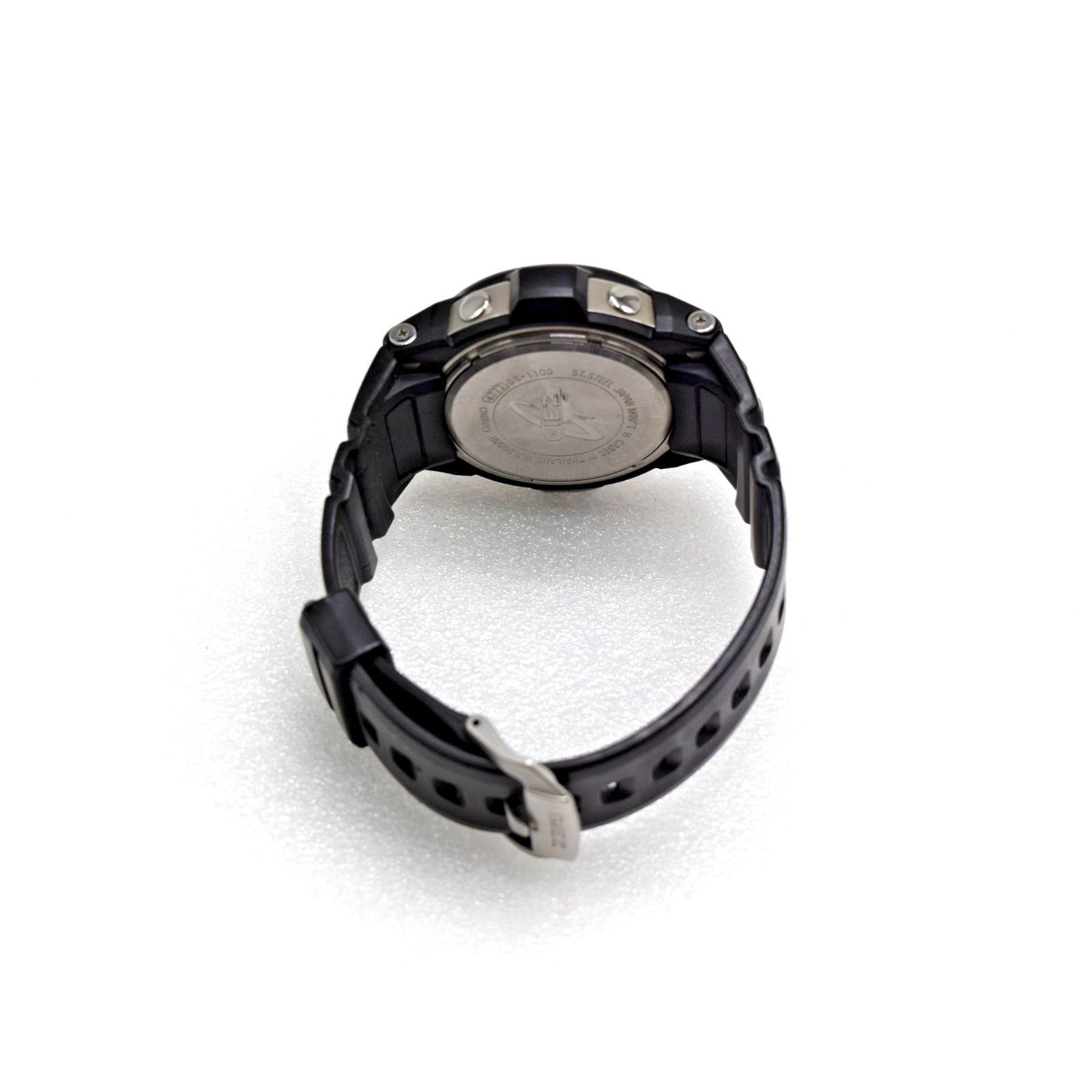 Premium Casio G-Shock Giez GS-1100-1A (Mod 4777) Tough Solar Atomic Analog Watch