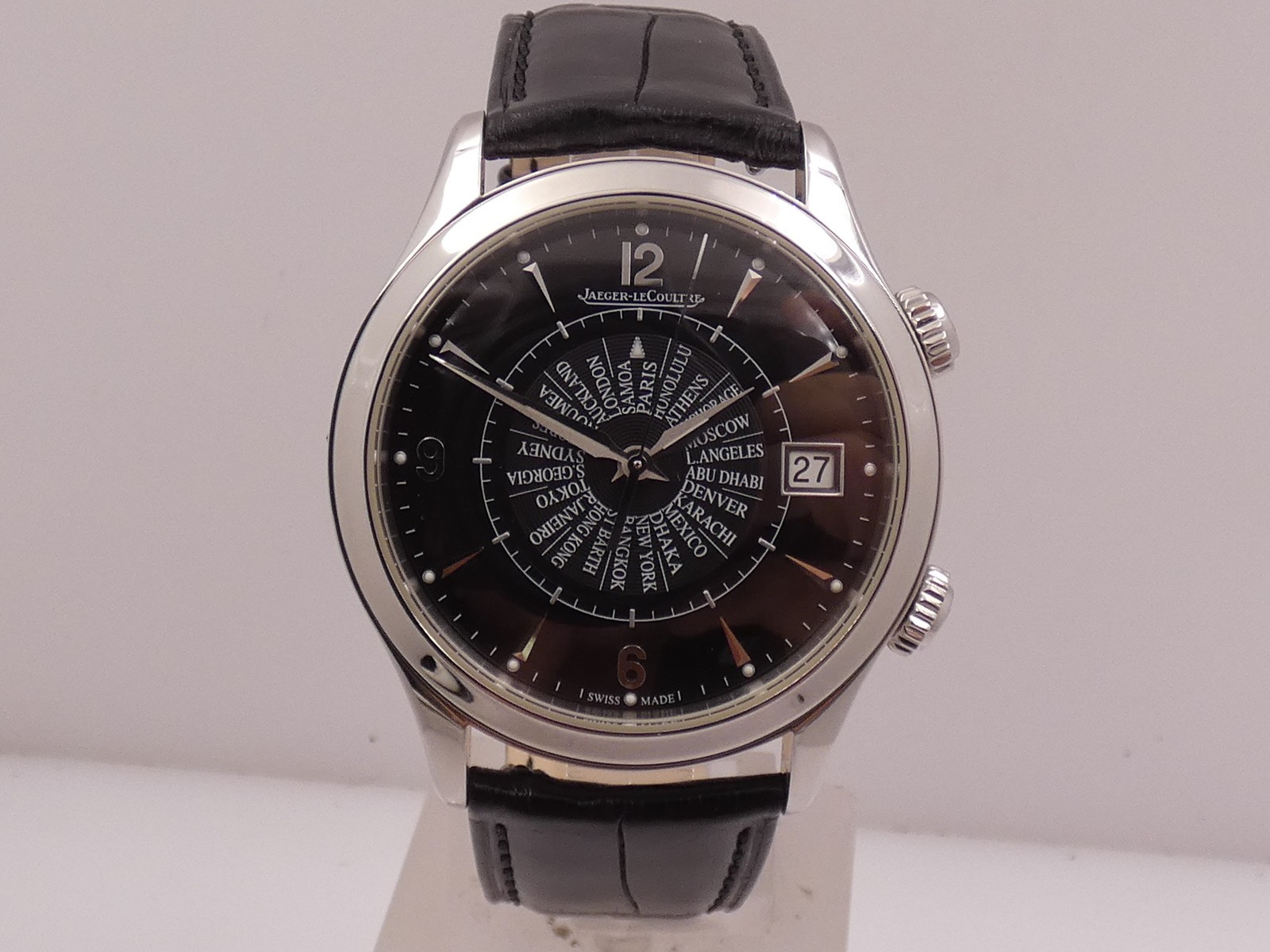 JAEGER-LECOULTRE MASTER MEMOVOX INTERNATIONAL ALARM Q1418471 WITH PAPERS ‘2014