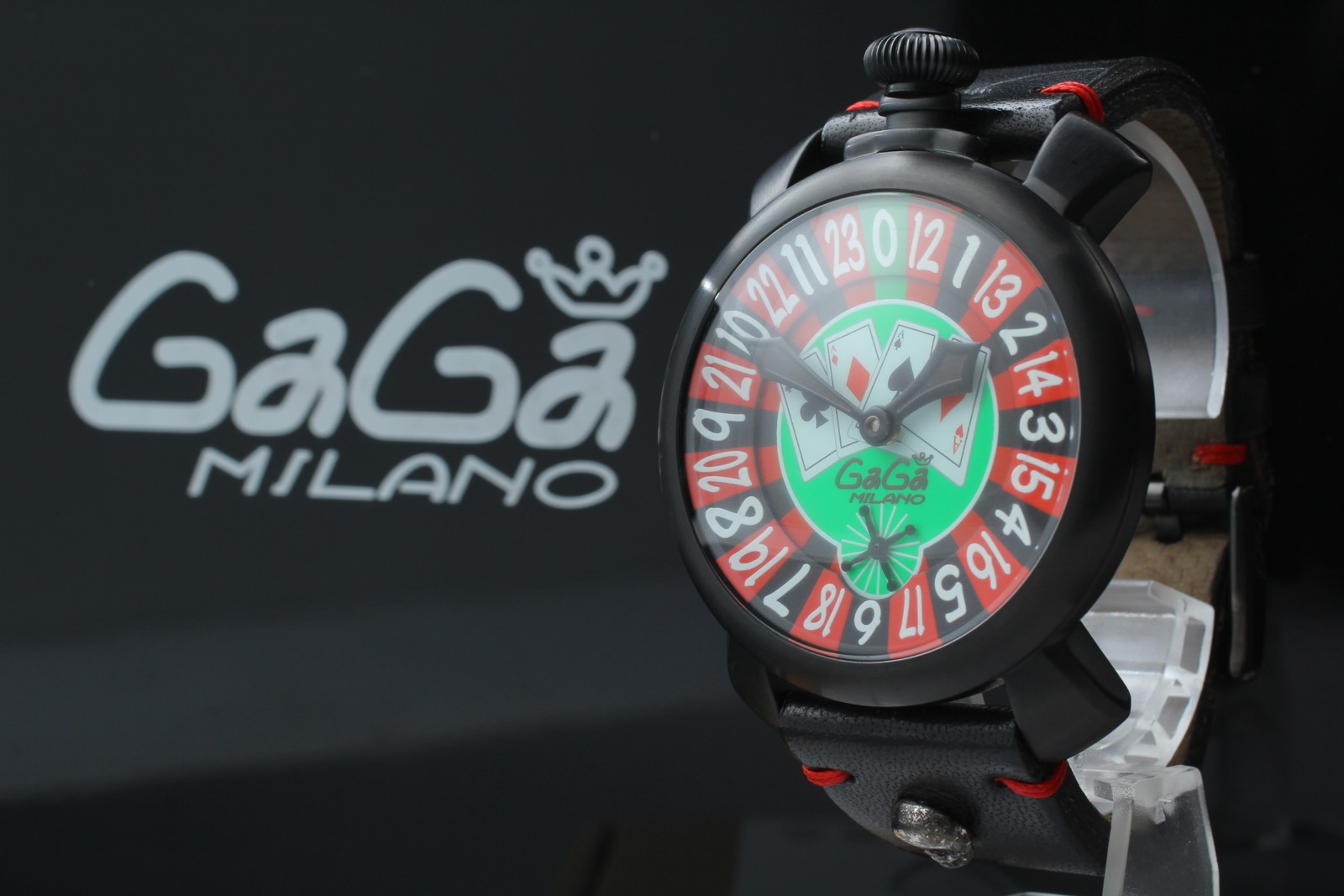 GaGa MILANO Manuale48 Las Vegas 5012 500 Limited Swiss Men’s Watch [Box Damaged]