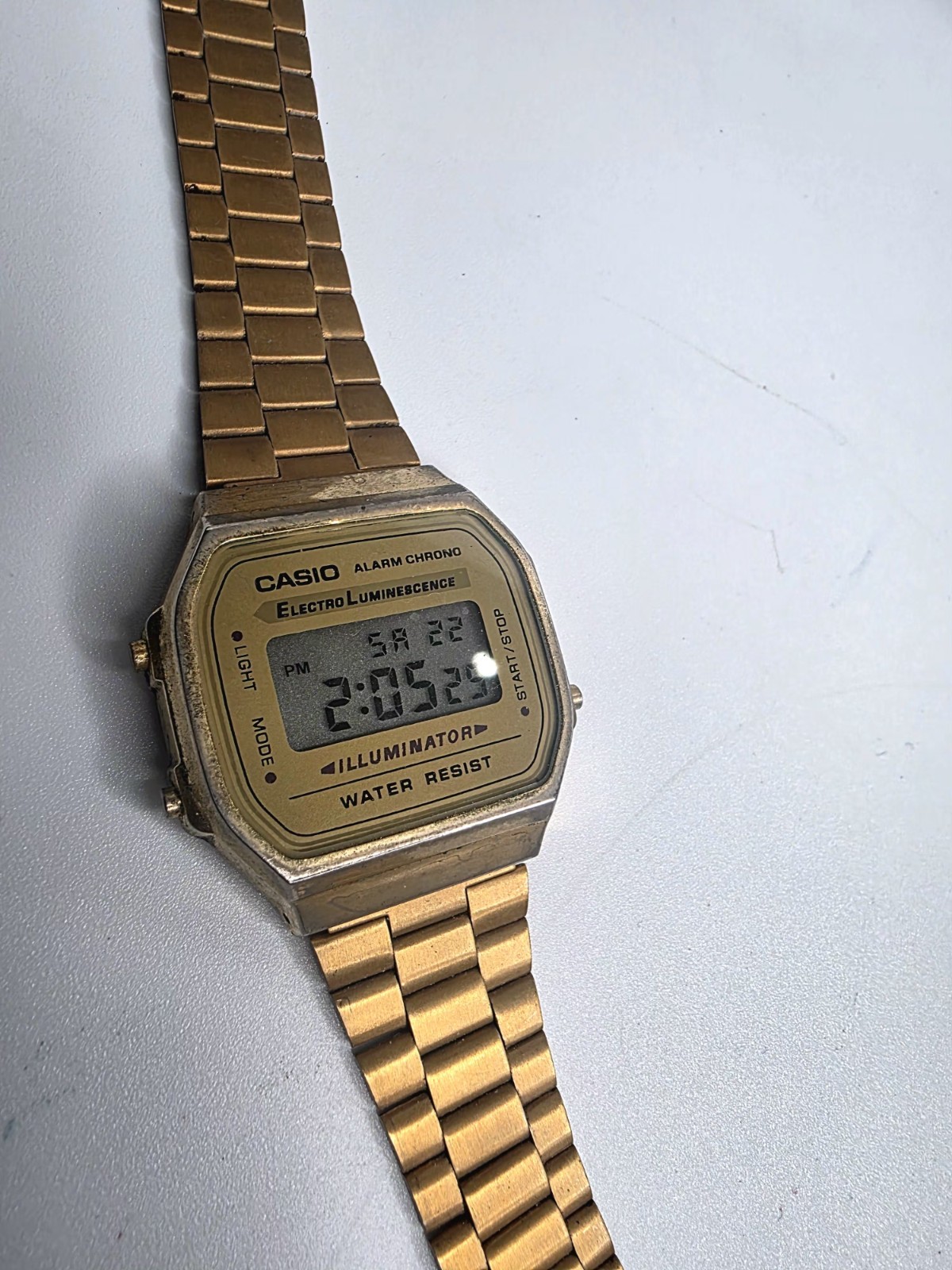Vintage Casio A168 Illuminator Alarm Chrono Digital Watch – Module 1572